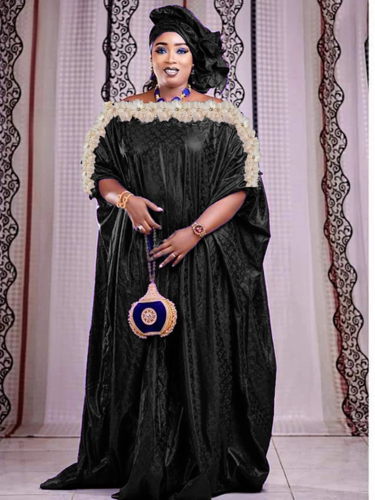 Bazin Riche Turkey Dresses African Dashiki Robe For Gambia Guinea Traditional Wedding Party Clothing Basin Long Dress 250603