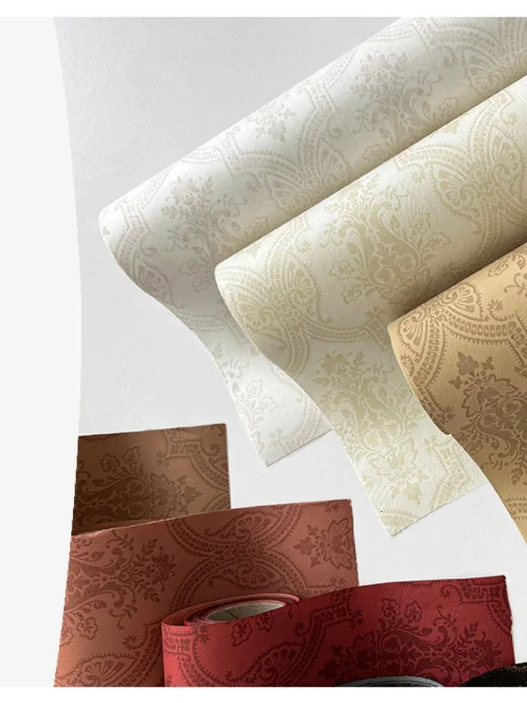 60cmX6Yards Classical Textured Elegant Paper Flower Bouquet Art Wrapping Papers Flower Shop Gift Floral Colorful Packaging Cover 250606