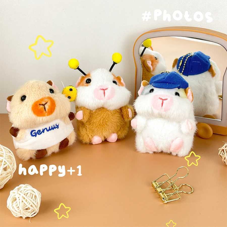 Dutch pig plush pendant cute little bee doll creative keychain school bag pendant animal ornament pendant couple gift XJ250607