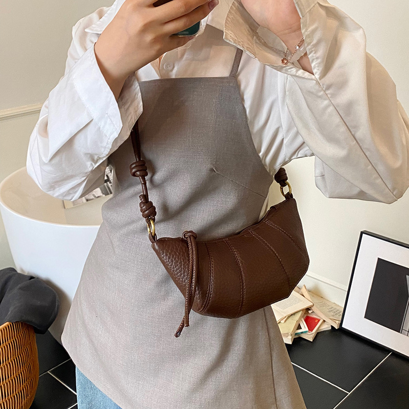 designer French Niche Croissant Bag 2025 New Underarm Bag Trendy Fashion Dumpling Bag Versatile Simple Shoulder Crossbod