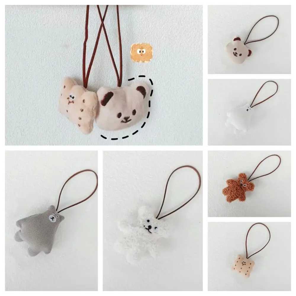 Cloth Bear Bag Pendant Soft Bag Charms Bag Match Accessories Cue Backpack Decoration Cookie Korean Style Animal Lanyard Girl XJ250607
