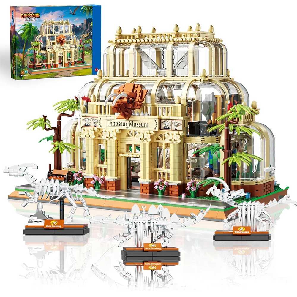 2788PCS Dinosaur Museum Building Blocks Park Dinosaurs World Street View Model Bricks Desktop Display Kids DIY Toys Idea Gifts Z250607