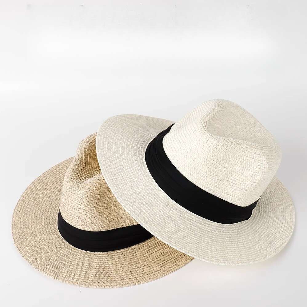 Panama Women, Summer Sun Protection Men, Wide Brim Beach Hat for Travel and Group Building designer bag