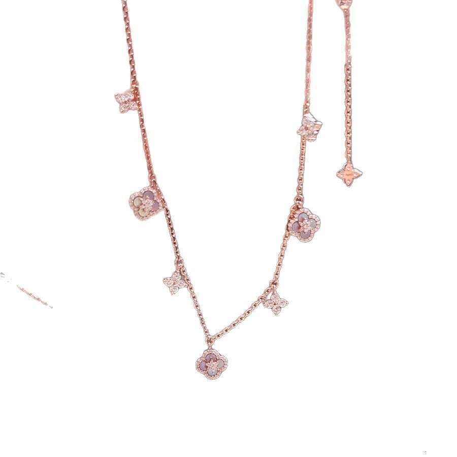 designer jewelry Korean and Japanese Style Zircon Rhombus Flower for Women Fashion Versatile Personality Bracelet Light Niche High-end Sense Jewelry