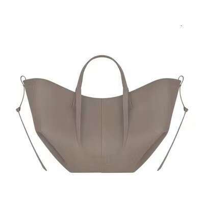 Wing Bucket Women's Tote Bag Cyme Cowhide Handbag 2025 New Elegant and Unique Style