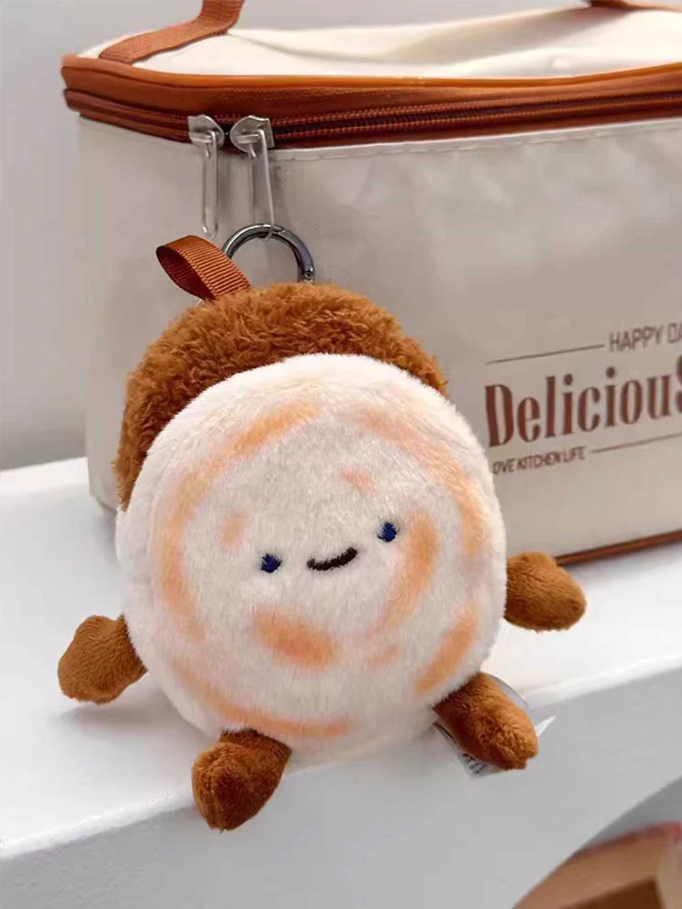 China Burger Xian Meat Sand Key Chain Cute Food Model Bag Pendant Fashion Kids Key Ring Couple Pendant Gift Friend XJ250607