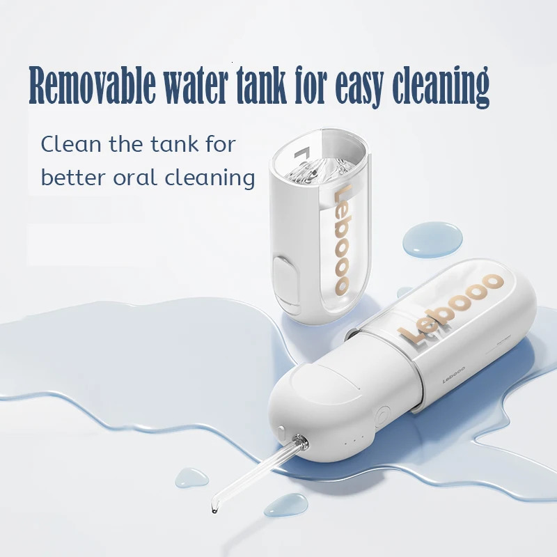 Home Travel Water Flosser Portable Oral Irrigator Water Teeth Cleaner PickThree types of nozzles IPX7 Waterproof 250605