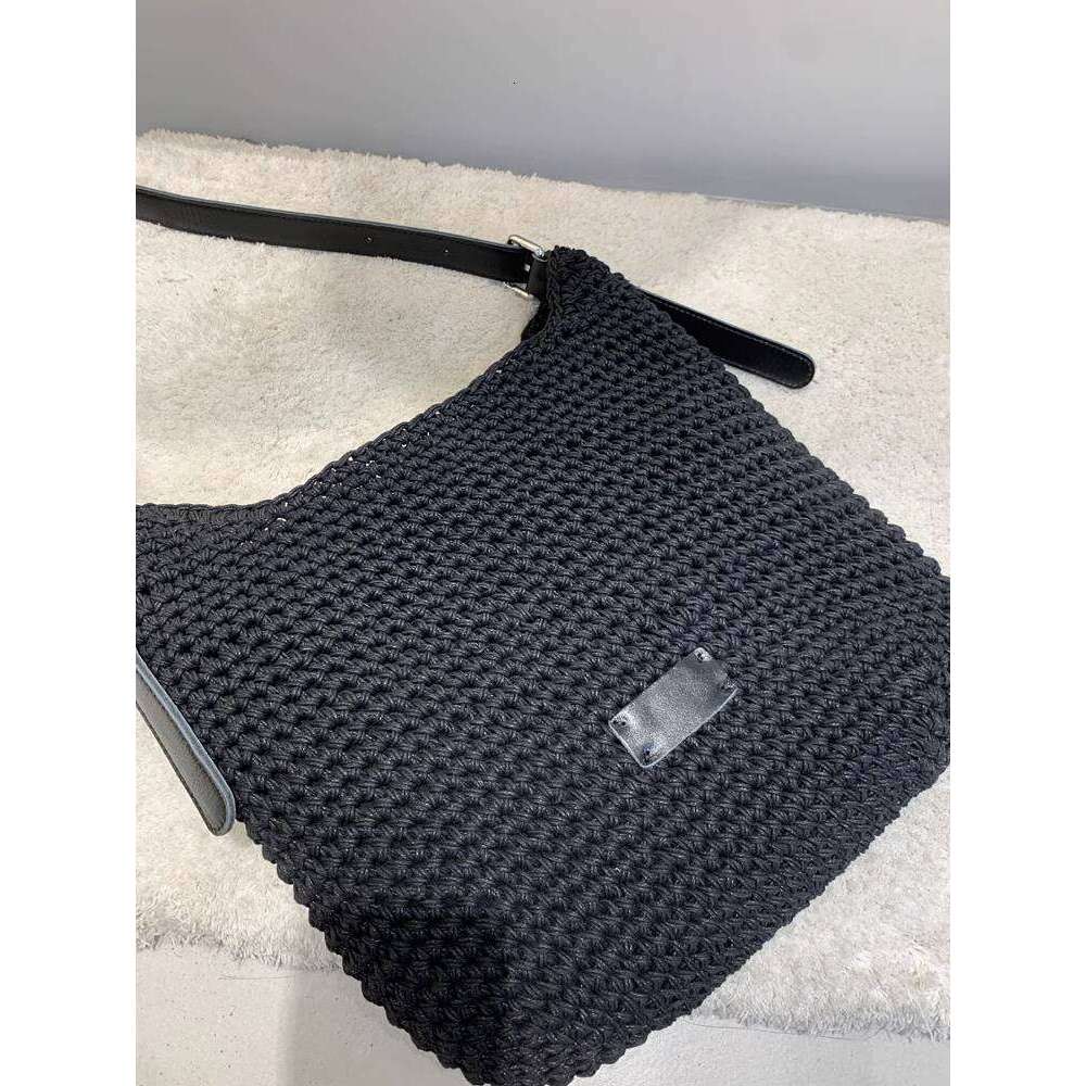 Women s New Color Block Cowhide Woven Large Capacity Tote Single Shoulder Underarm Mother Daughter Crossbody Bag