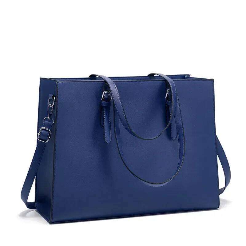 Vintage Design Women's Large Capacity Tote Bagfemale Commuting Business Laptop Bag Office Lady Professional Work Briefcase