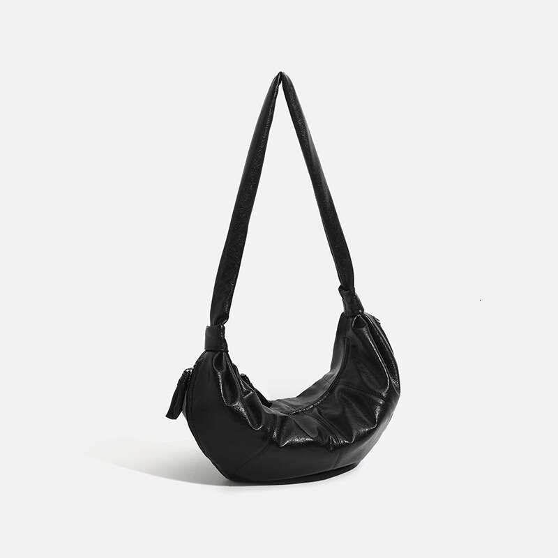 Women's 2024 Autumn Winter New Crossbody Sports Casual Large Shoulder Office Commute Half Moon Dumpling Bag