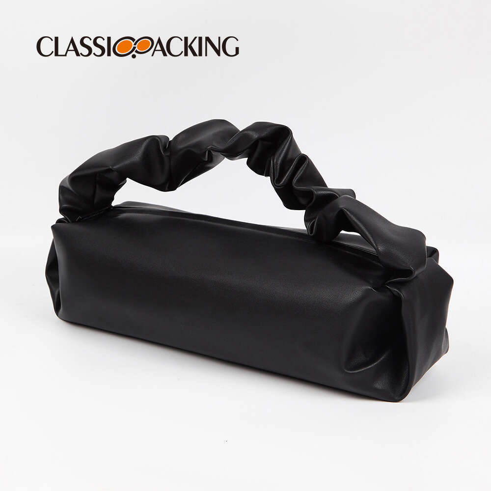 2025 New Korean Style Women's Solid Color Cloud Pleated Bag Simple Sweet Ladies Handbag GUHUISHU