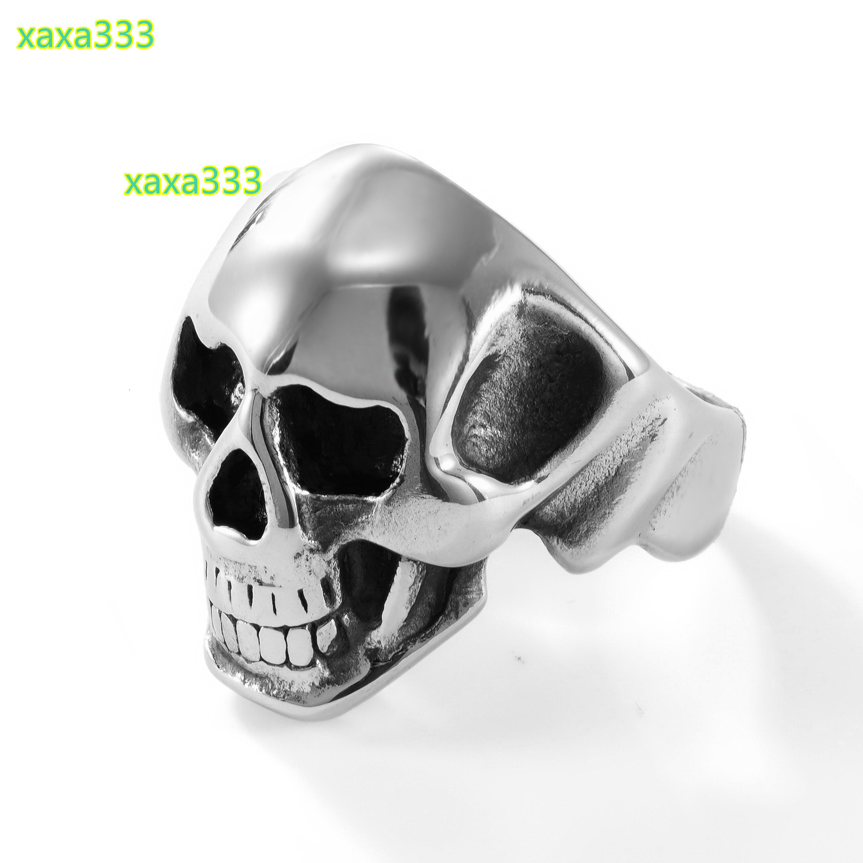 High Quality Stainless Steel Skull Ring for Men Non-Fade Hypoallergenic Jewelry for Weddings Engagements Gifts Parties