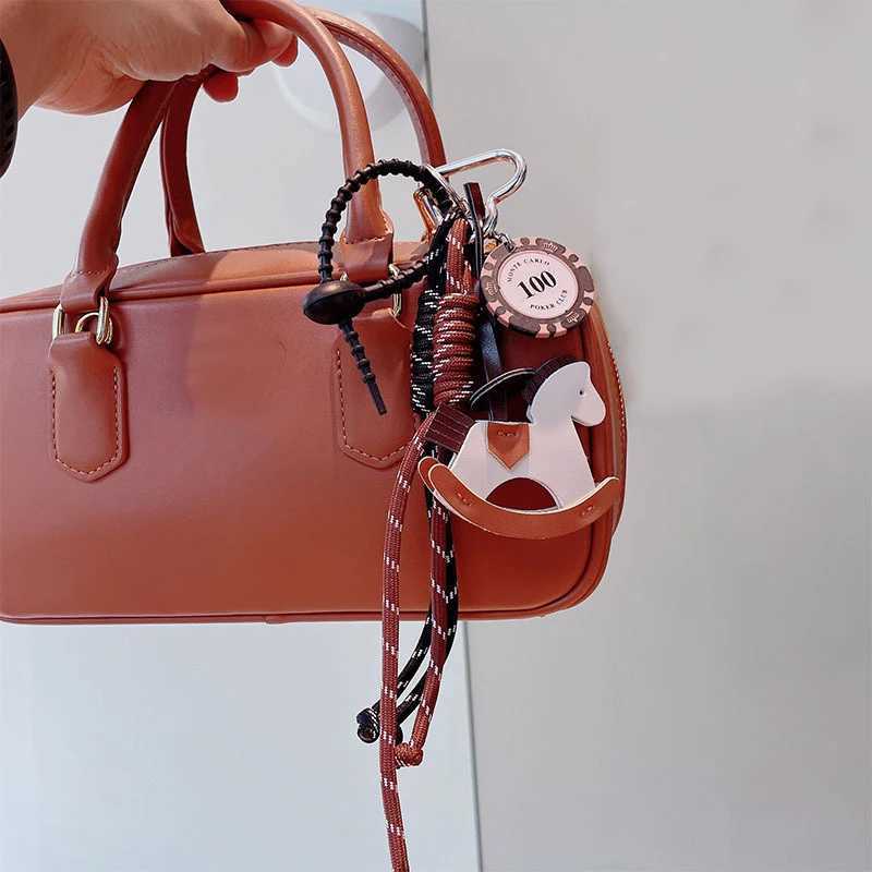 Braided Rope Bag Pendant High-grade Keychain Pendant Same Style Trojan Horse Pendant Suitable for Phone Bag Accessories XJ250607
