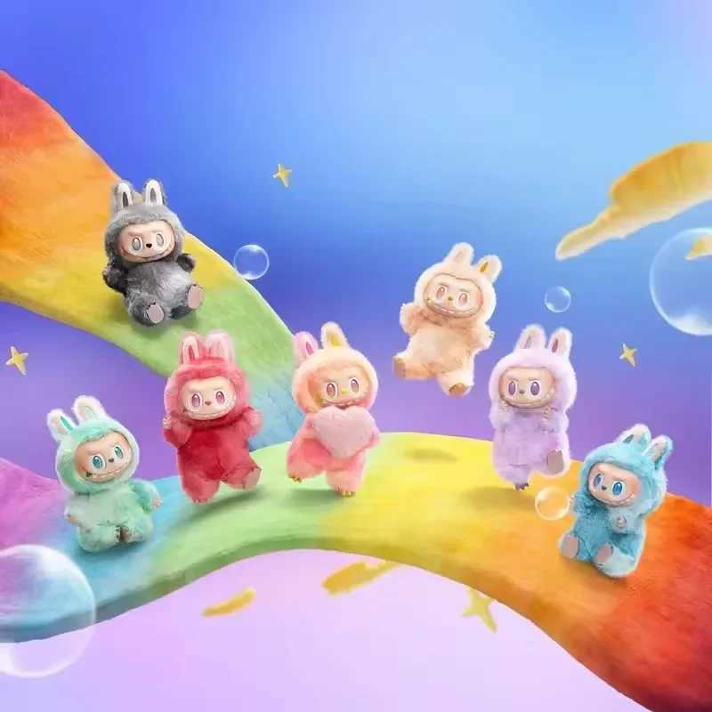 High Quality Macaron For Labubu V3 The Monsters Big Into Energy Series Blind Box Vinyl Plush Doll Pendant Gradient Color Gift Z250607