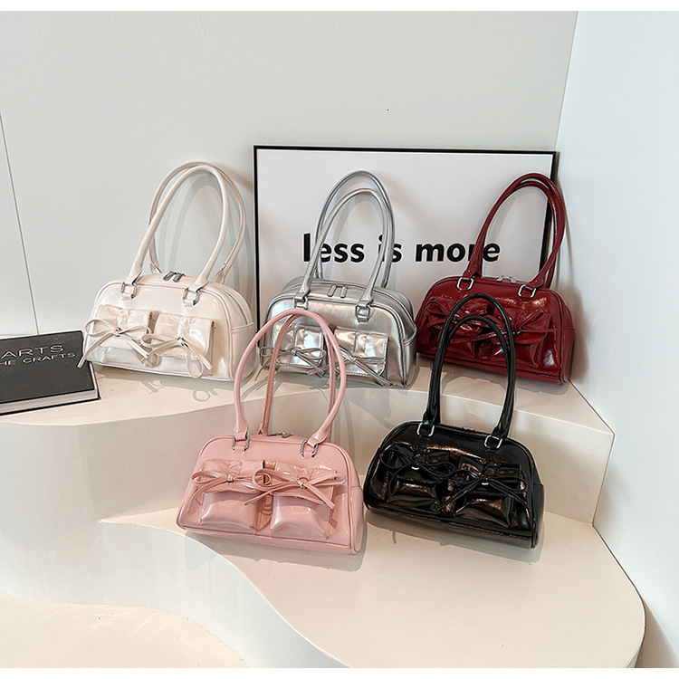 Free Shipping 2025 New Designer Bag Luxury Wallet Fashion Handbag Bow Trendy Women's Shoulder Bag