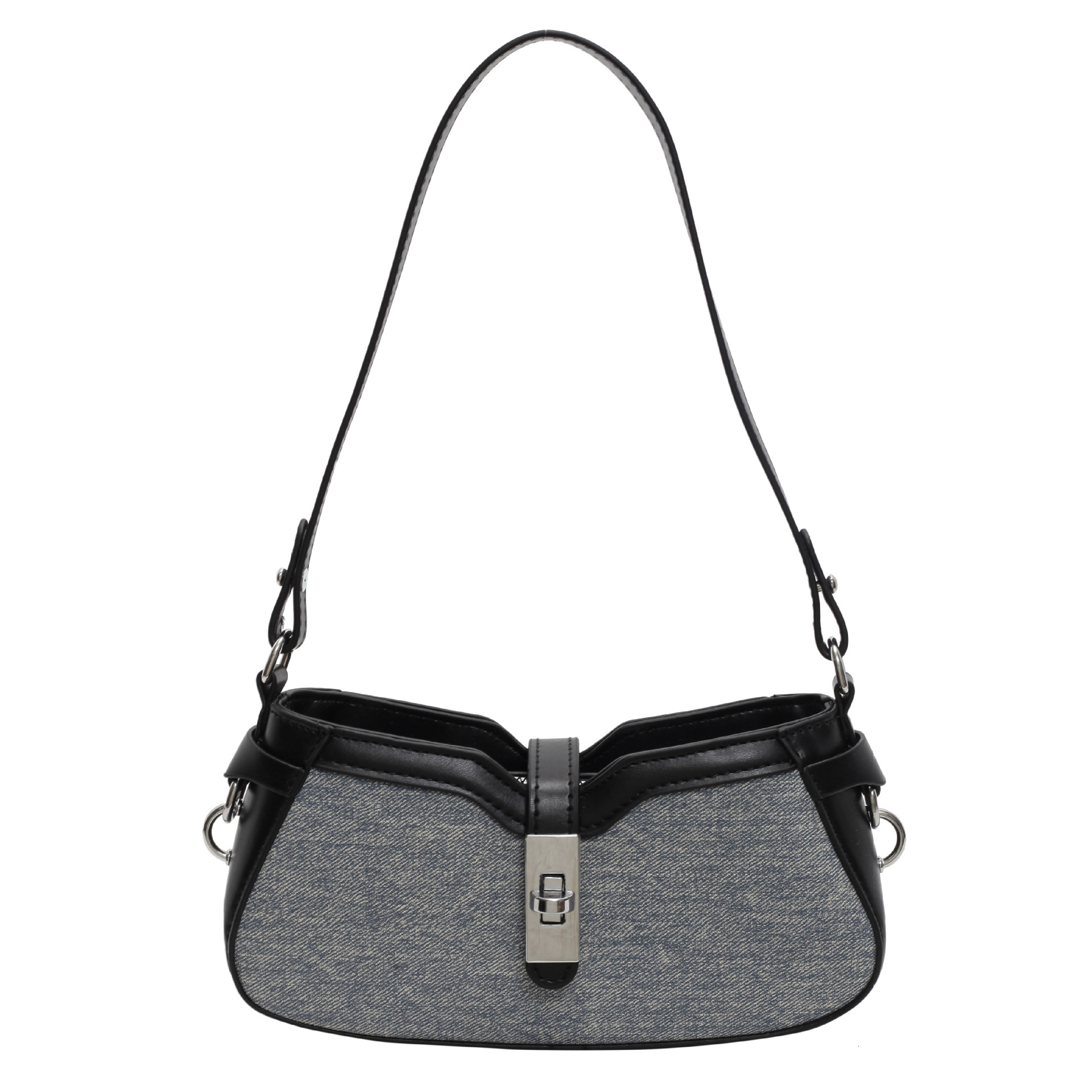 designer High-end Niche Design Bag for Women 2025 New Autumn Versatile Fashion Single Shoulder Underarm Bag Popular Baguette Bag