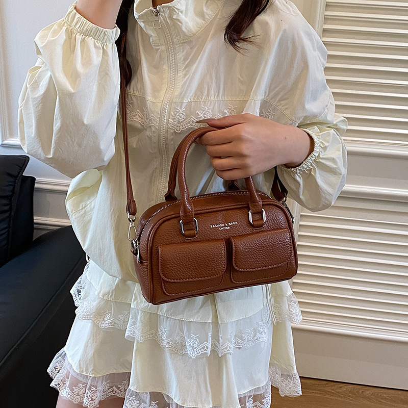 designer High-End Handbag for Women 2025 New Casual Fashion Versatile Crossbody Bag Korean Style Shoulder Boston Bag