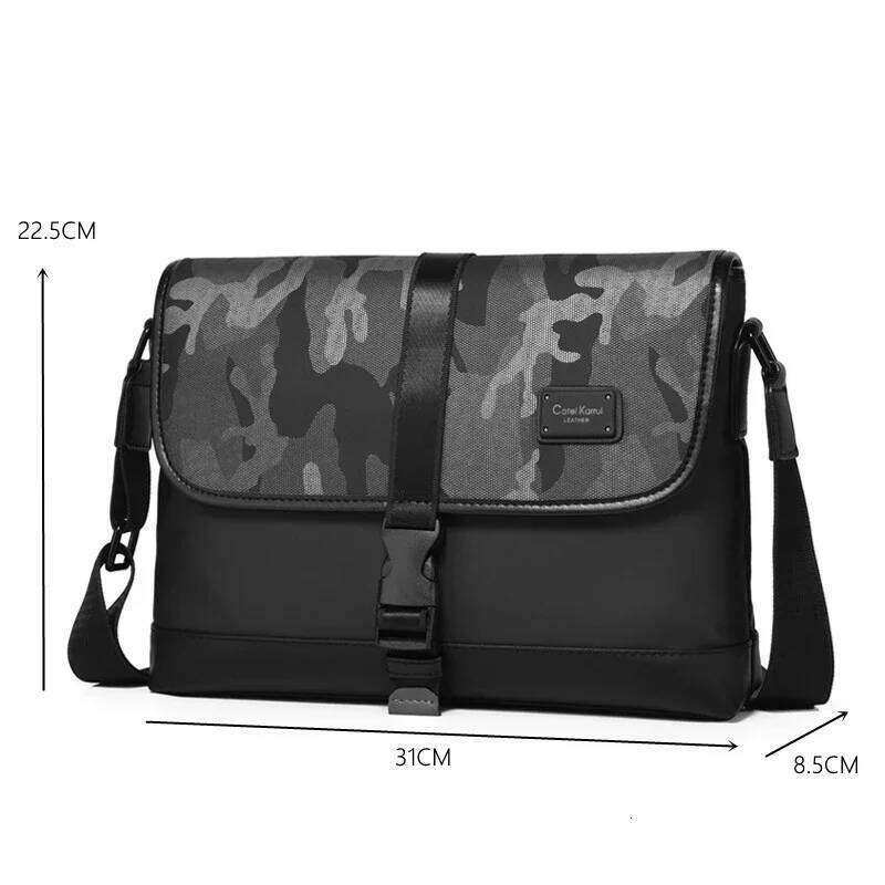 Casual Camouflage Men's Satchels High Capacity Shoulder Messenger Men Fashion Business Crossbody Bag Bolso