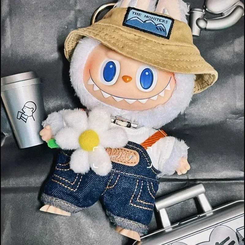 2025 Anime Figure Labubu Blind Box Macaroon Vinyl Pendant Doll Model Toy Cute The Monster Replica Keychain Toys Z250607