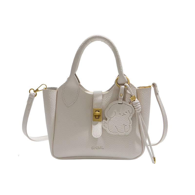 designer Korean Style Handheld Basket Bag for Women, Unique Design Handbag, 2025 New Large Capacity Bucket Bag, Shoulder Bag