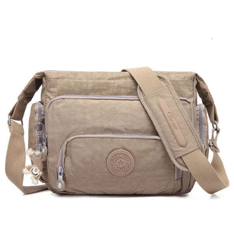 New Casual A4 Waterproof Men Women Shoulder Messenger Bag Lady Cross Body Purse Lightweight Blue Black Red Purple Green M1304