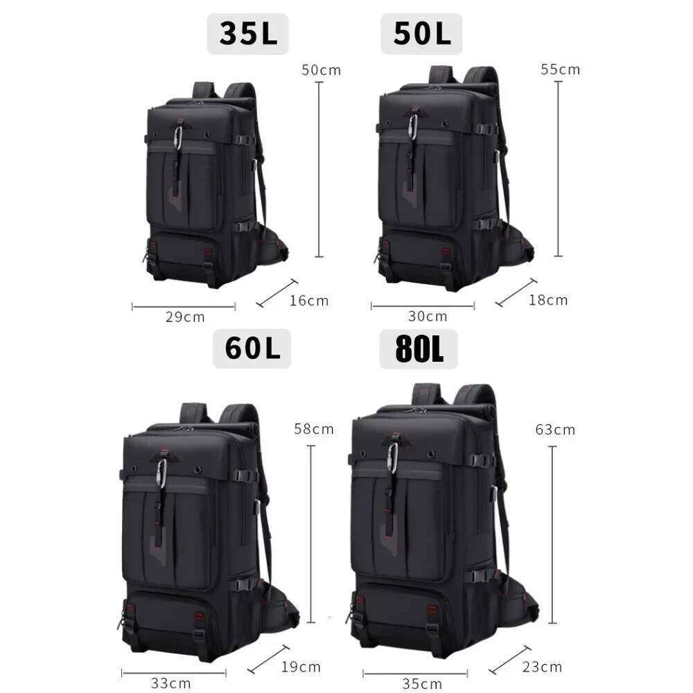 15.6/17.3/18" Travel Men Business School Expandable USB Bag Large Capacity Laptop Waterproof Fashion Backpack