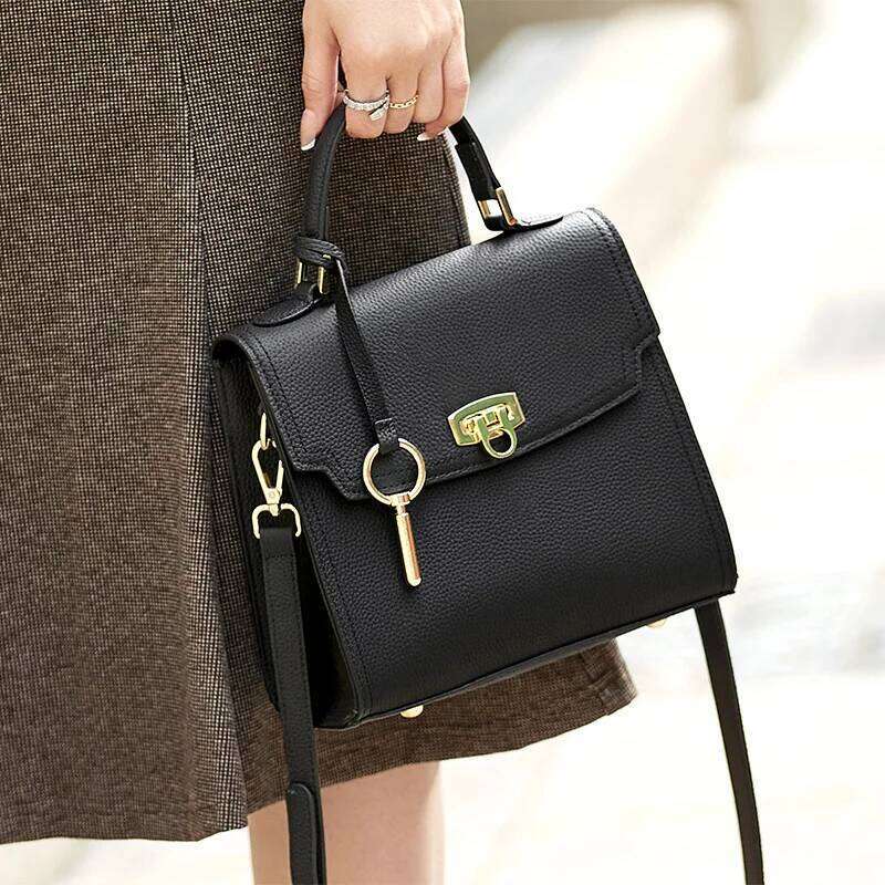 ZOOLER Genuine Leather Female Bags Single Shoulder Handbags For Women Trend 2025 Brand Bag Designer Purses Rice #Sc1513