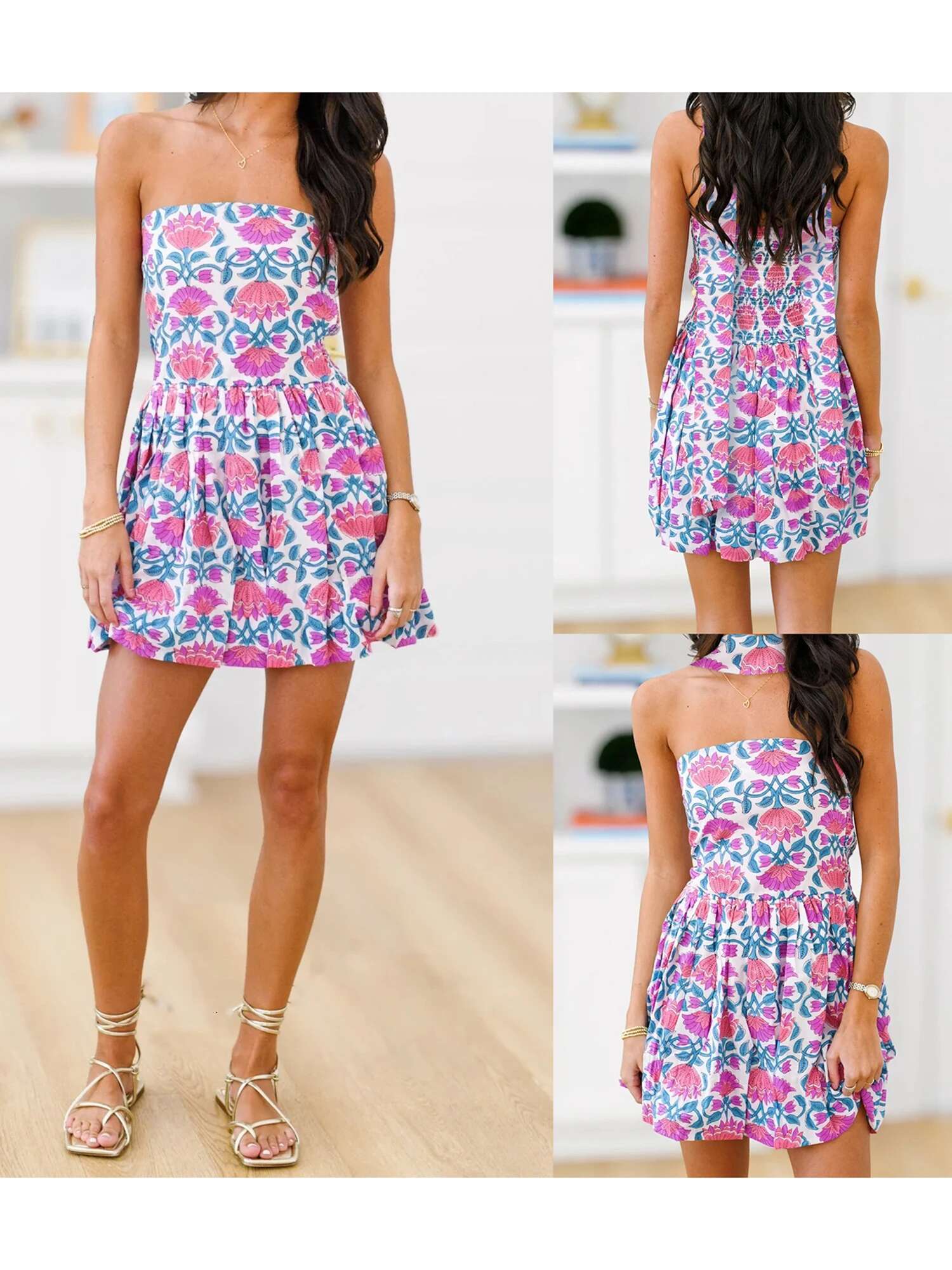 Womens Off Shoulder Ruffle Sleeve Maxi Dress with Belt and Pockets for Wedding Guest Evening Party Vacation Beach