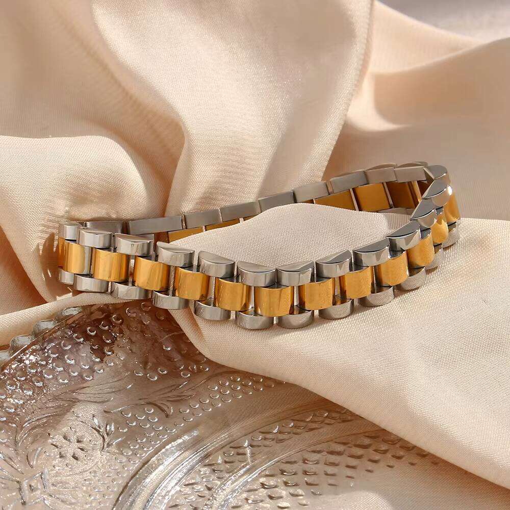 Dreamshow Waterproof Watch Strap Gold-Plated Stainless Steel Titanium Matte & Bracelet