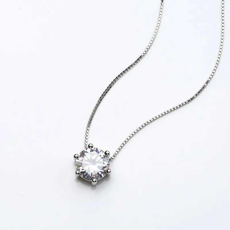 925 Sterling Silver Dazzling 6 Claws AAAAA Zirconia Necklace+Earrings+Ring Jewelry Sets For Women Wedding Jewelry Z250607