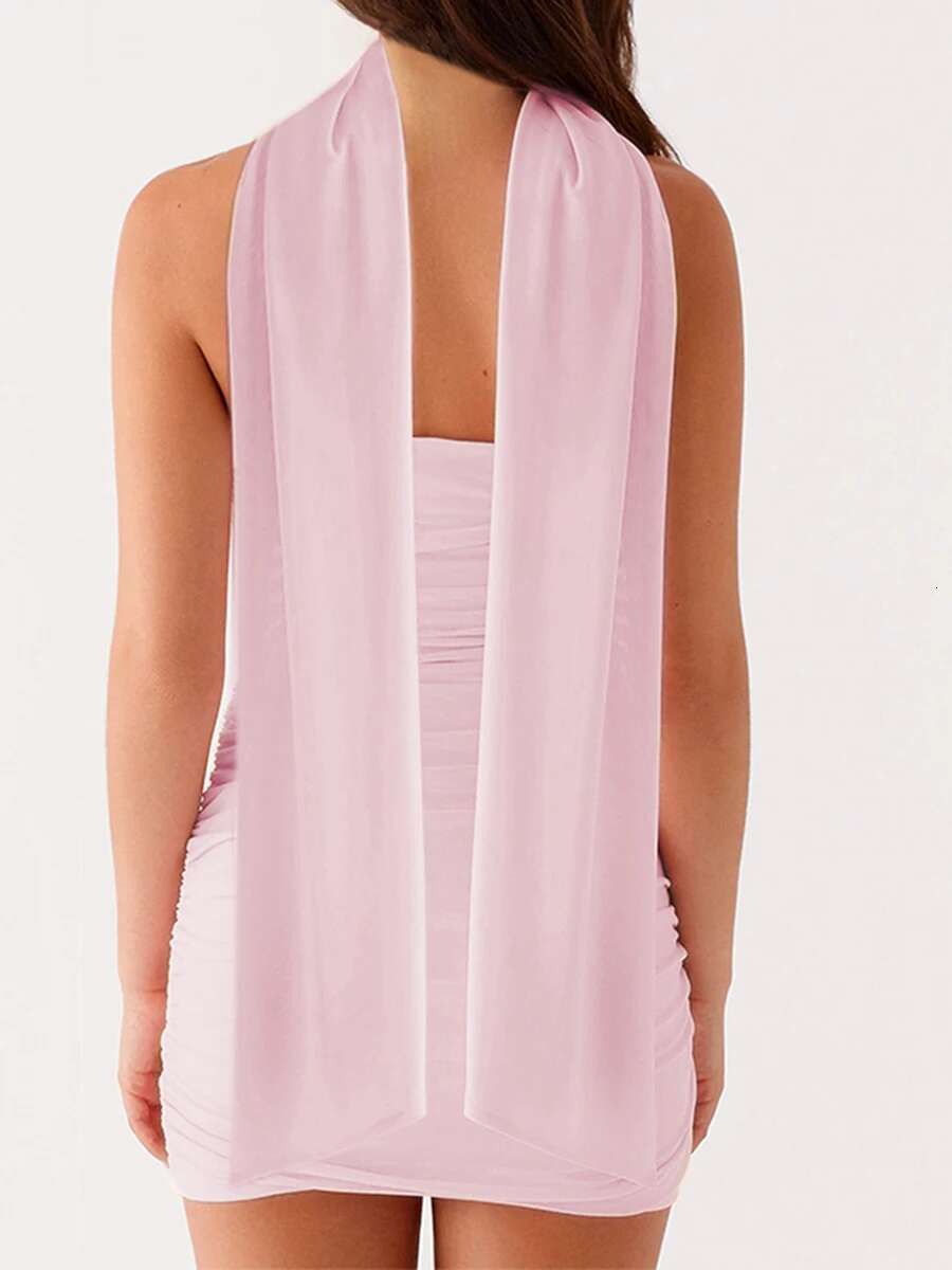 Elegant Sleeveless Maxi Dress with Belted Waist and Floral Print Design Perfect for Summer Parties and Events