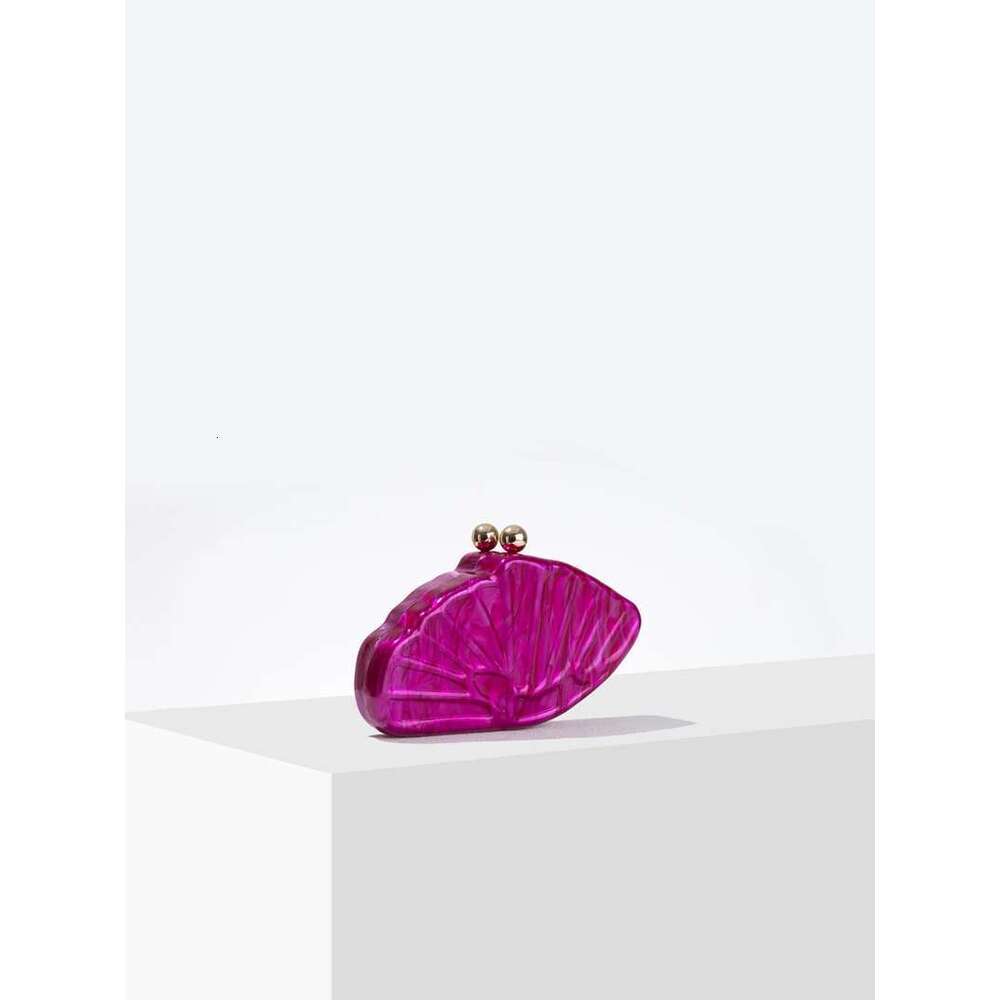 Sea Shell Clutch Bag Acrylic Women Wedding Evening Party Cute Ivory Pearl Rose Color Purse Handbag Summer New 2024