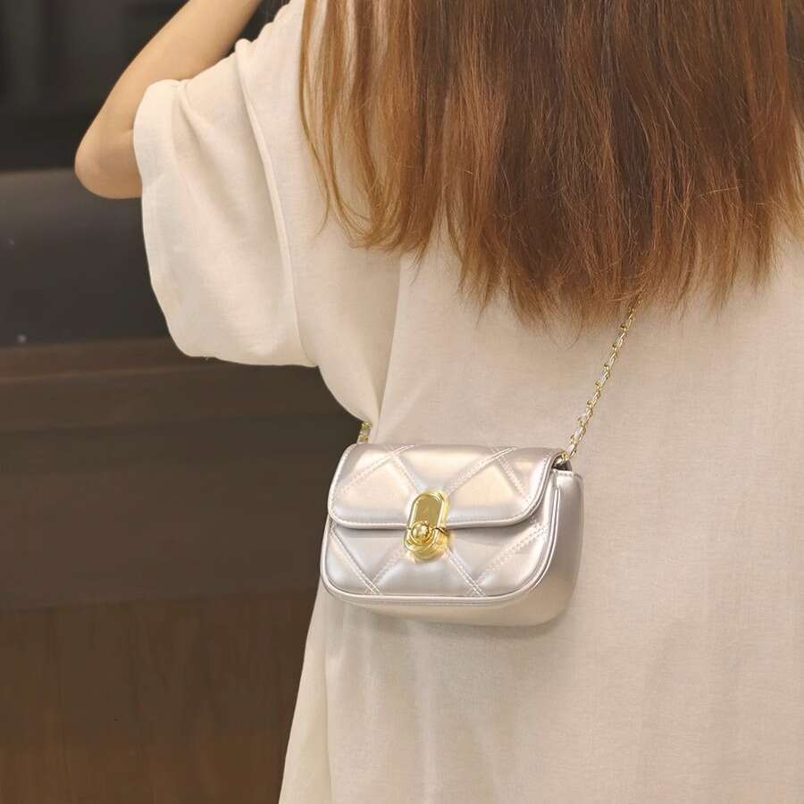 2024 New Summer Phone Single Shoulder Women Square Office Small Handbag Trending Crossbody Bag This Year