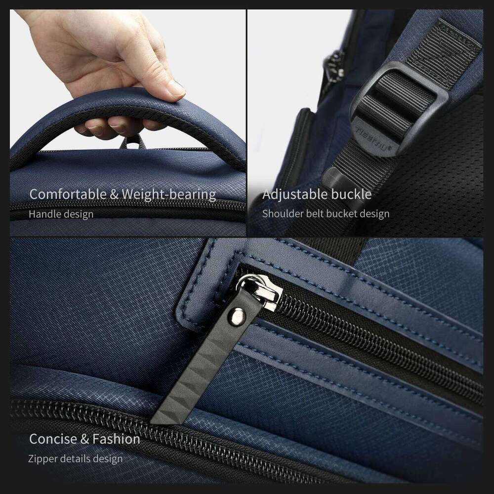 Lifetime Warranty Men 15.6Inch Laptop Backpack Waterproof College Schoolbag Travel Bag Business Bags Connect Series