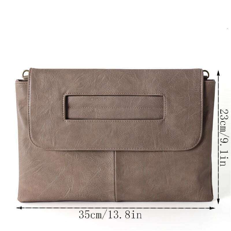Fashion Women's Envelope Clutch Laptop High Quality Leather Messenger Bags For Women Trend Handbag Bag Large Ladies Clutches
