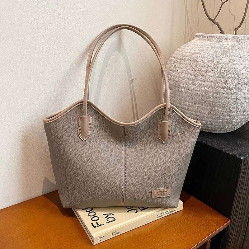 2025 Retro Convertible Tote Bag Women's Spacious Shoulder Purse Vintage Work Commute Minimalist Casual Crossbody Handbag