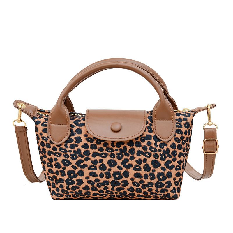 Luxury Brand Designer Bag Large Capacity Stylish Leopard Print Crossbody Bag Single Shoulder Shopping Bag Fashionable Small Floral Women's Bag Fa