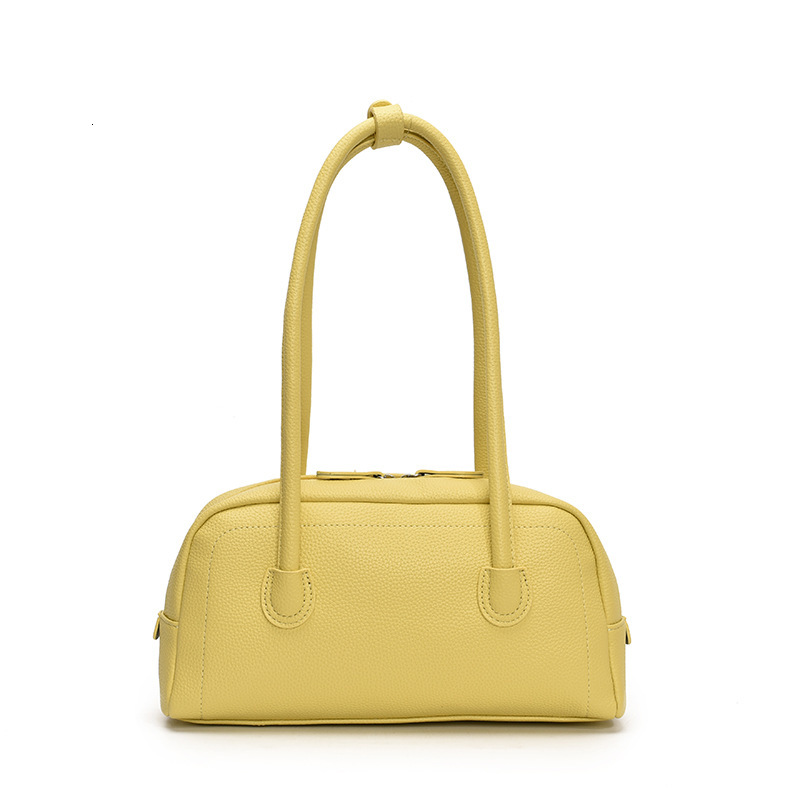 designer Korean Niche Boston Handbag for Women 2025 New High-End Simple Versatile Commuter Shoulder Underarm Bag