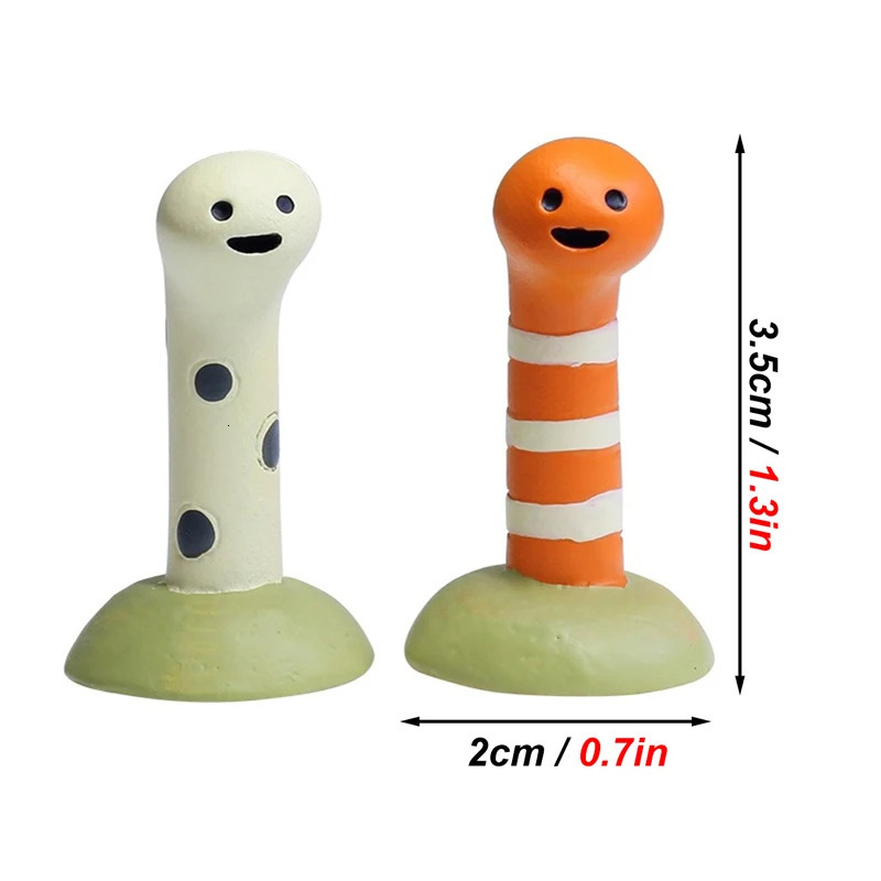 2 Pcs/set Aquarium Decor Accessories Cute Animal Bookshelf Decoration Home Decoration Landscaping Ornament Fish Tank Decoration 250604