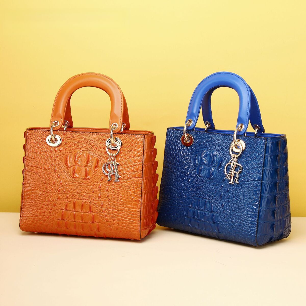 New Free Delivery Designer Bag Crocodile Pattern Bag Classic Fashion Handbag Shoulder Crossbody Women's Bag High-end Women's Bag New Free De