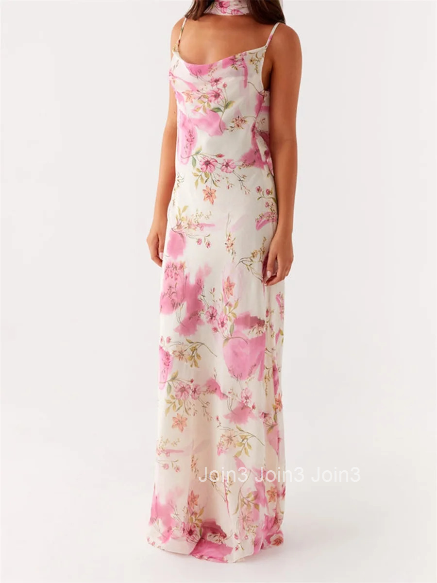 Womens Boho Maxi Dress with Off-shoulder Ruffle Sleeve and Floral Print Summer Beach Party Casual Dress with Matching Headband