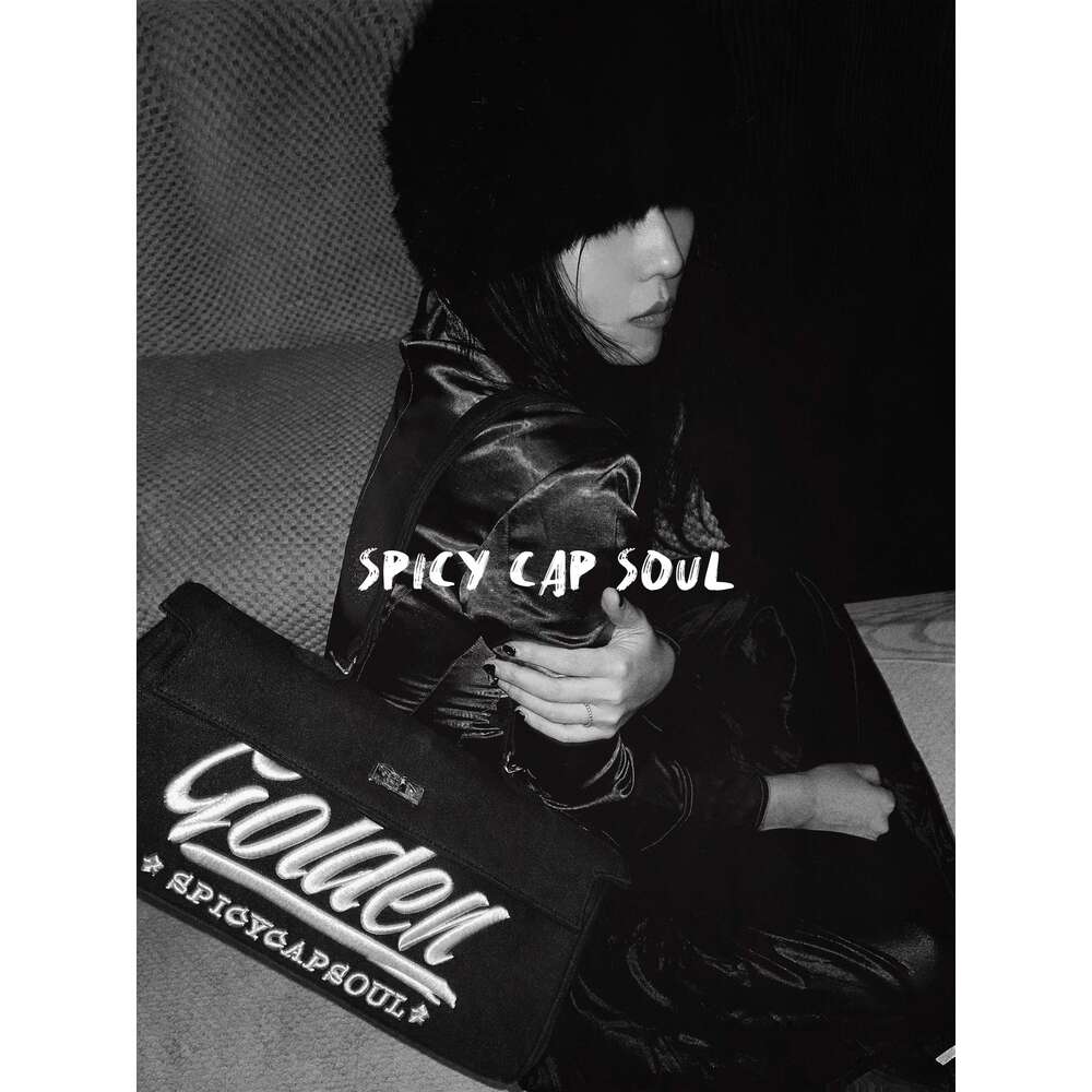 Prank SpicyCapSoul Chi Jinwu Niche oz Denim Canvas Heavy Embroidery Kelly Bag