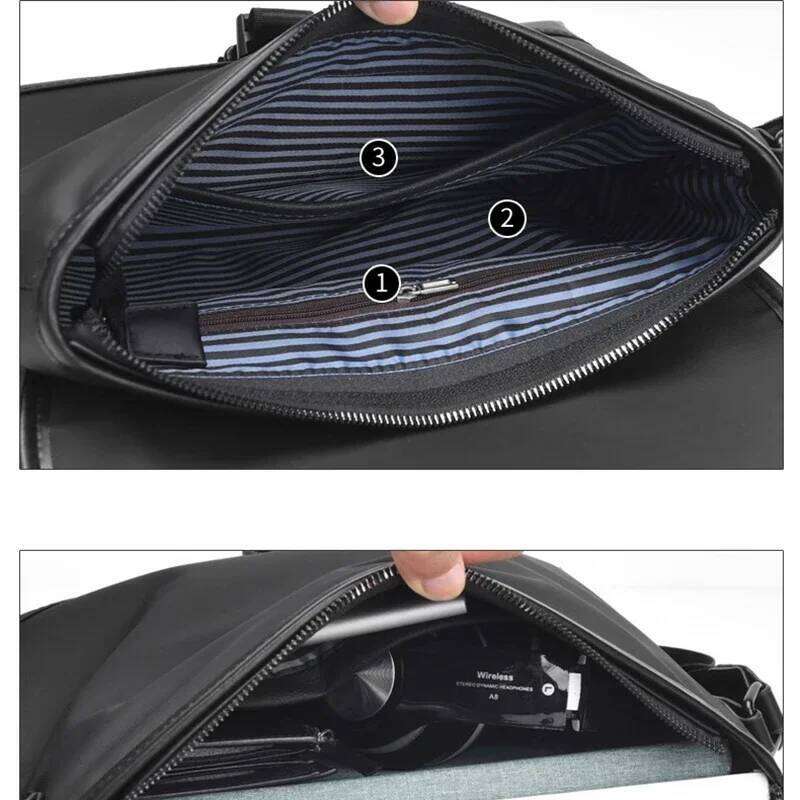 Casual Camouflage Men's Satchels High Capacity Shoulder Messenger Men Fashion Business Crossbody Bag Bolso