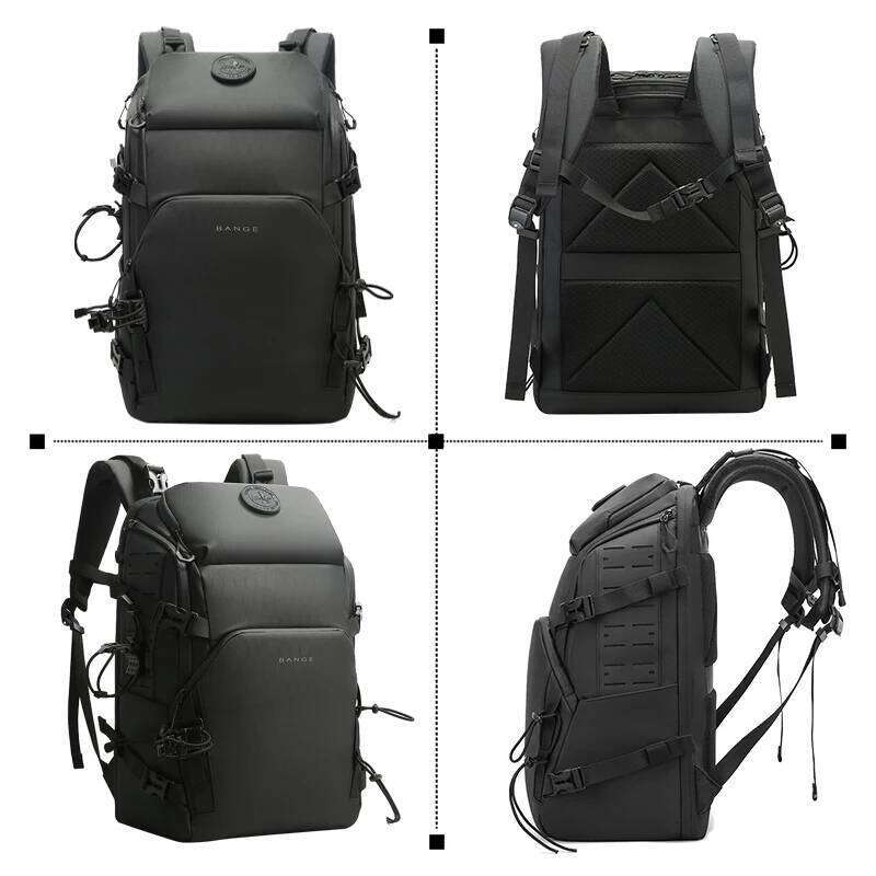 BANGE Hot Travel Backpack Camping Men Large Hiking Tourist Rucksack Waterproof Outdoor Sports Climbing Mountain Bag Lage