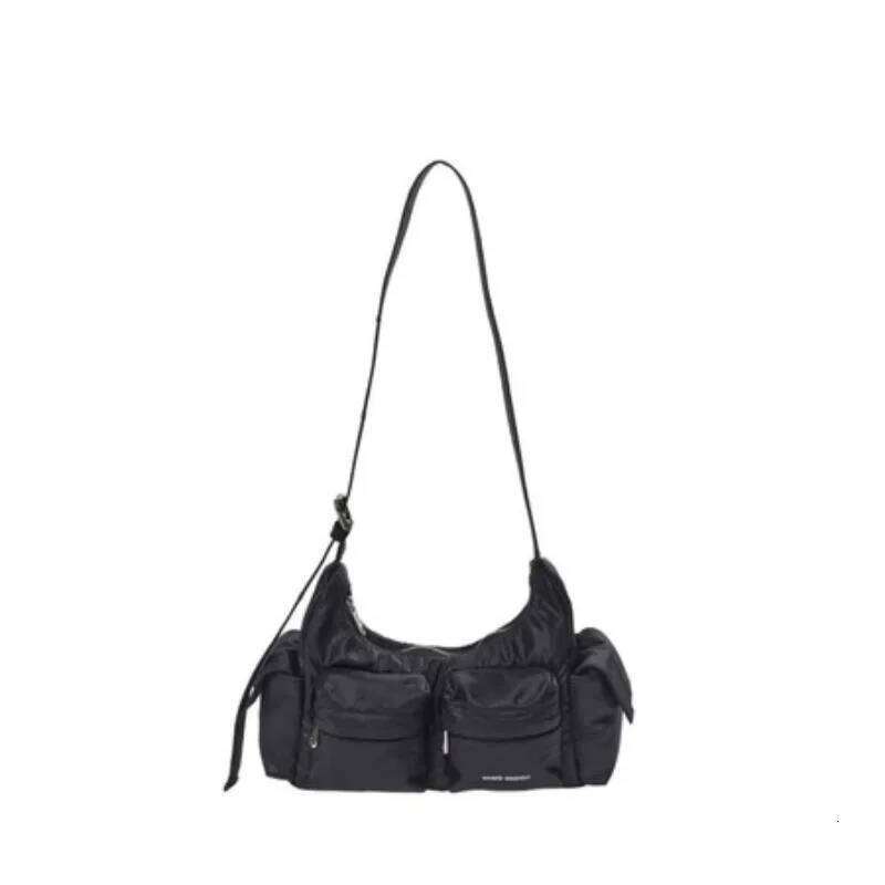 Korean High-Capacity Versatile Commuting With Niche Design, Multi Mouth Bag, Soft Leather Like Crossbody Bag