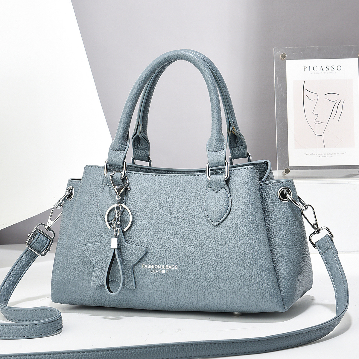 Luxury Brand Designer Bag Elegant New 2025 Fashion Women's Bag Small Tote Bag Light Luxury Quality Ladies Handbag Single Shoulder Crossbody Bag W