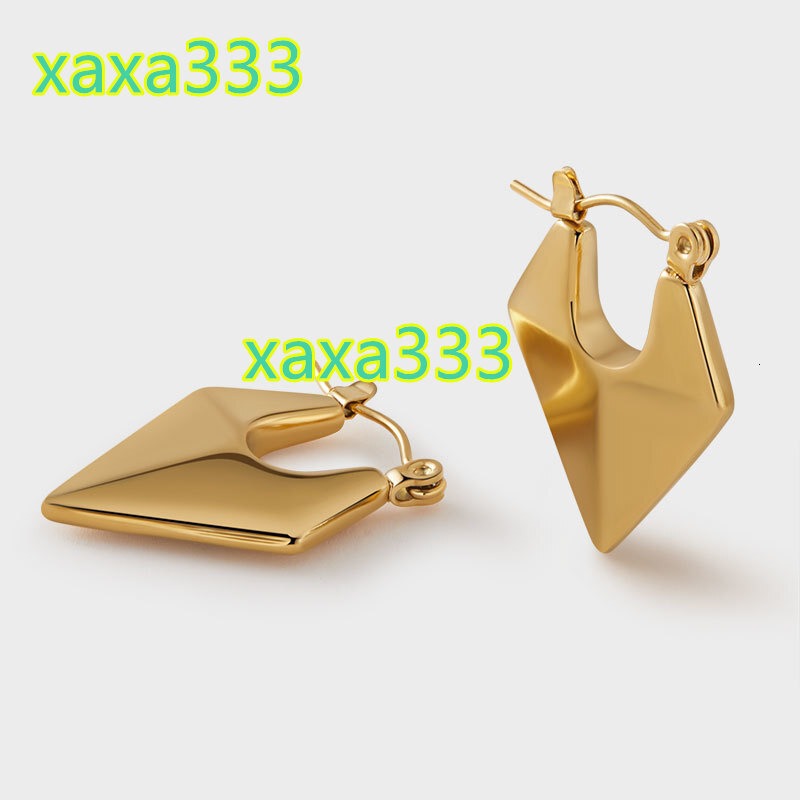 Hot Sale New Bohemian Style Stainless Steel Waterproof Earrings Plated With 18K Gold Non Fading Small Huggie Earrings for Women