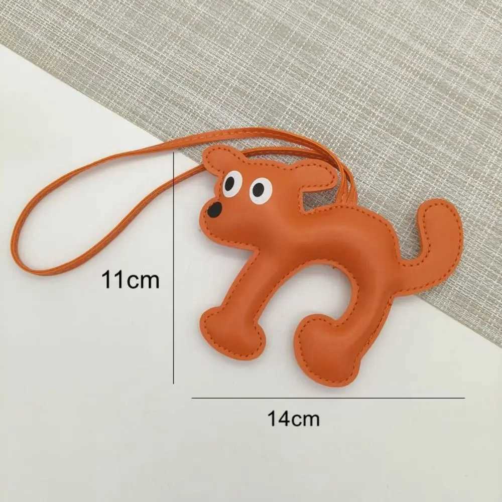 Gifts PU Leather Car Keychain Jewelry Trinket Accessories Key Chain Dog Keychains Cute Dachshund Key Ring XJ250607
