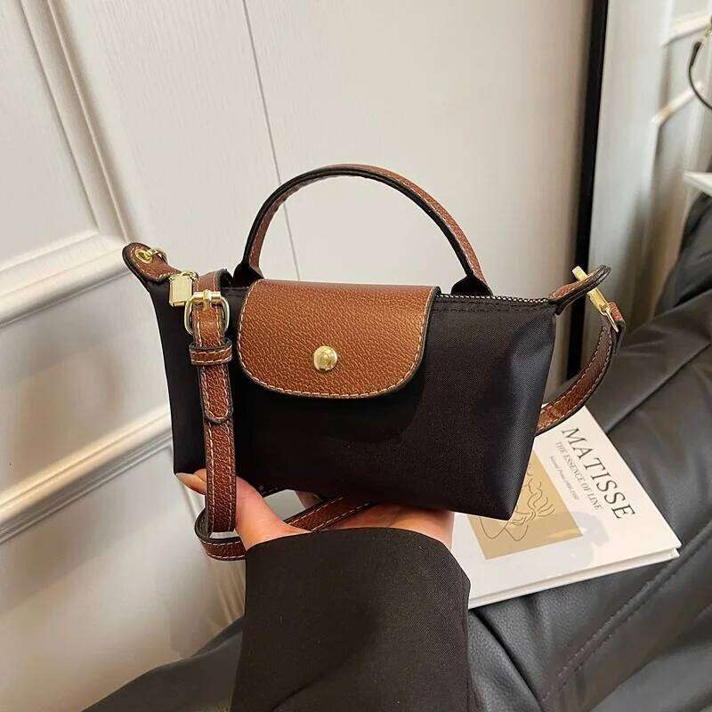 2025 Trendy Summer New Popular Lightweight Shoulder Crossbody Fashionable Women's Bag, Checkered Canvas, Personalized Multi