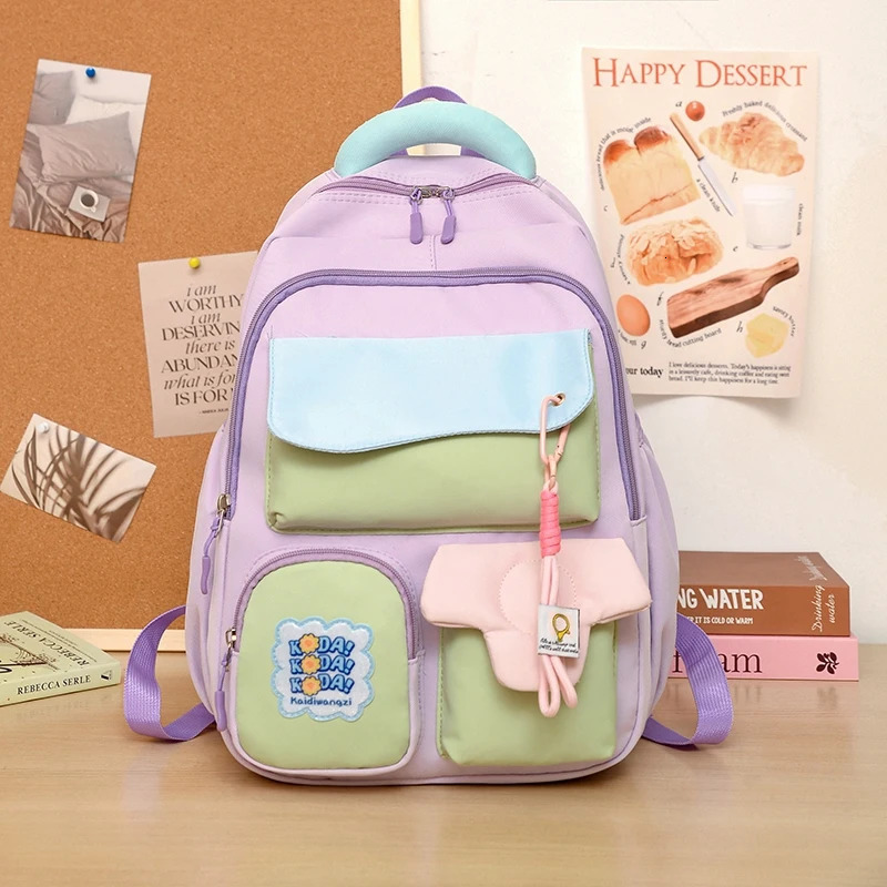Japanese Style Girlish High Aesthetic School Bag for Girls Large Capacity Backpack Junior Students and Primary 250605